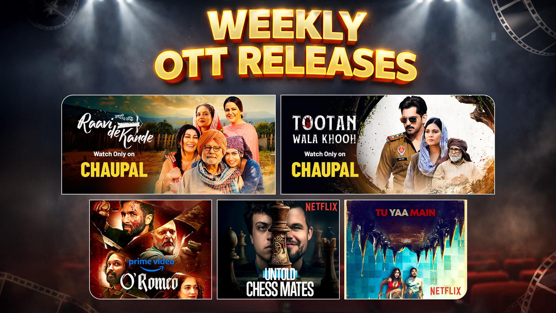 New OTT Releases This Week: Raavi De Kande, Tootan Wala Khooh, O’Romeo and More