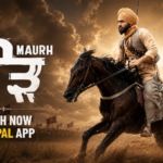 Maurh Punjabi movie poster from the latest Punjabi movies collection on Chaupal OTT, featuring a Sikh warrior on horseback in a powerful historical action drama.